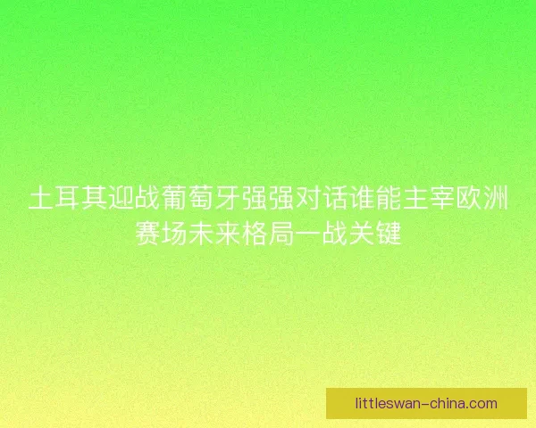 土耳其迎战葡萄牙强强对话谁能主宰欧洲赛场未来格局一战关键